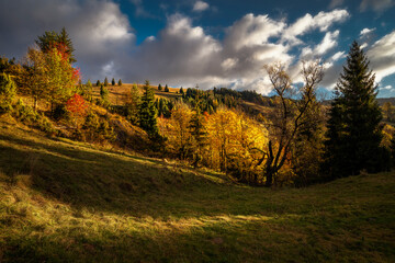 autumn in the mountains