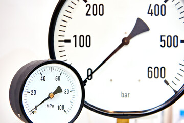 Pressure analog manometer sensors
