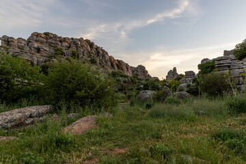Karst landscape Torcal de Antequera