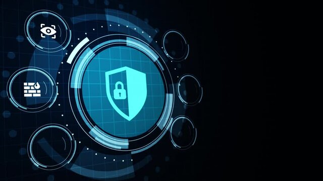 Cyber security data protection business technology privacy concept.