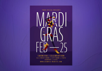 Mardi Gras Flyer Layout