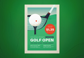 Golf Tournament Flyer Layout