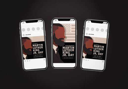 Martin Luther King Jr. Day Social Media Layout