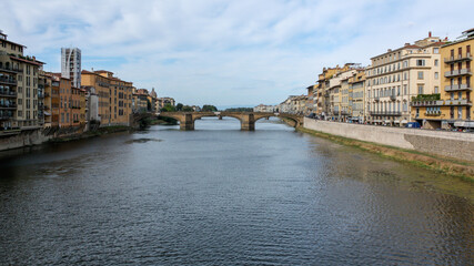 Fototapeta premium Ponte vecchio city, Florence, Italy