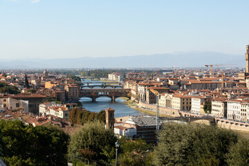 Fototapeta na wymiar Ponte vecchio city, Florence, Italy