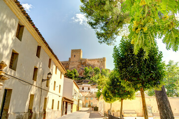Fototapeta na wymiar Almansa, Spain, HDR Image