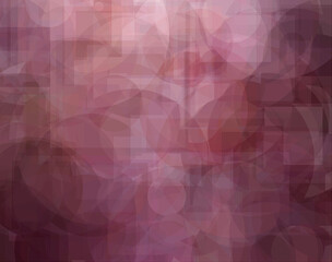 Background with red, purple, pink, colored circles