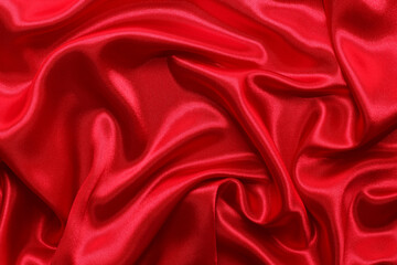 red silk chic folds background