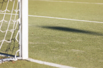 soccer field with goal