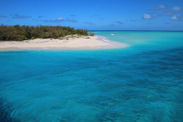 Channel between Ouvea and Mouli Islands flowing into Ouvea Lagoon, Loyalty Islands, New Caledonia