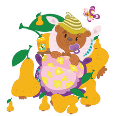 BABY BEAR ILUSTRATION