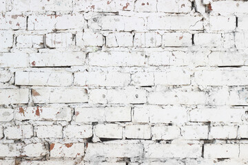 brick wall old with white color background
