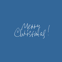 Naklejka na ściany i meble New Year set 2022_lettering_Merry Christmas_01