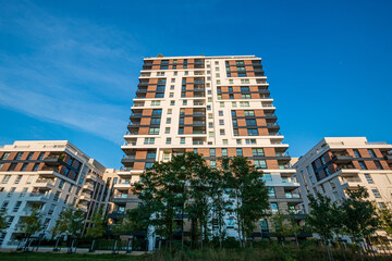 Moderner Wohnungsbau, Wohnkonzept für neue Miet- und Eigentumswohnungen