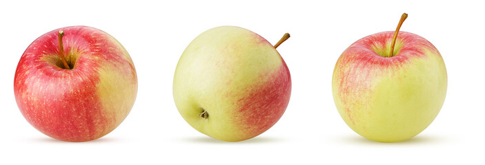 Set red and green apple