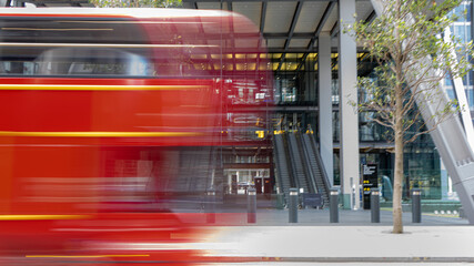 London Office Building and Bus