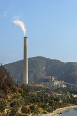 Thermal power station - Bodrum, Mugla - Turkey