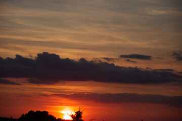 clouds and sunset