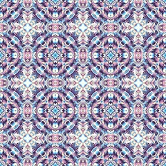 Abstract mosaic art pattern. Seamless ornament.