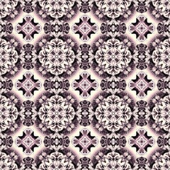 Abstract mosaic art pattern. Seamless ornament.