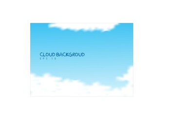 cloud background illustration, the vector can be used for your design, web, element, collection and etc