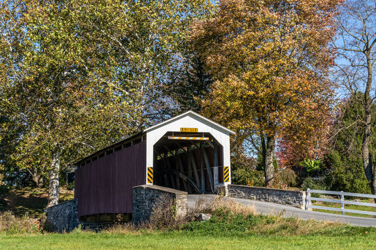 Red Covered Bridge, Lancaster, Pennsylvania 