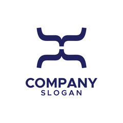 Code logo design Vector