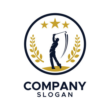 Golf Logo Design Vector