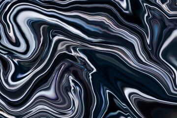 Marble ink colorful. Black marble pattern texture abstract background. can be used for background or wallpaper