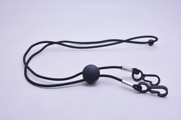 Face mask adjustable lace use to hang on the neck of a person