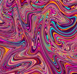 Obraz premium High Resolution Colorful fluid painting with marbling texture, 3D Rendering.