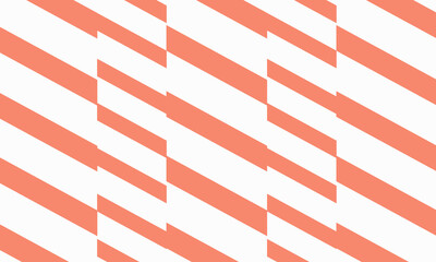 Obraz premium white background with peach color slanted plaid