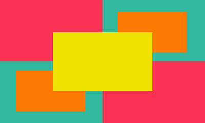 blue background with stacks of multicolored squares