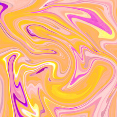Obraz premium High Resolution Colorful fluid painting with marbling texture, 3D Rendering.