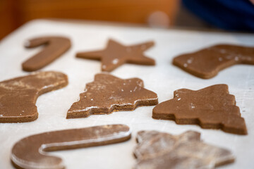 Christmas Trees Made out of Gingerbread