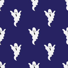 Halloween holiday ilettering in cartoon style. Use it for poster, background, card design. Vector illustration.