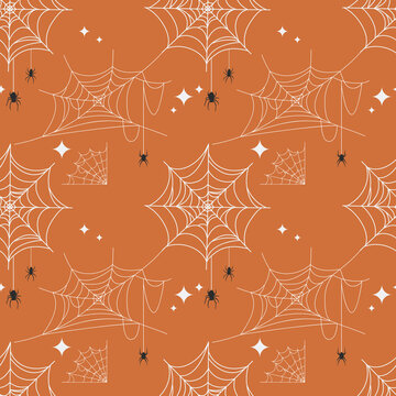 Halloween holiday ilettering in cartoon style. Use it for poster, background, card design. Vector illustration.
