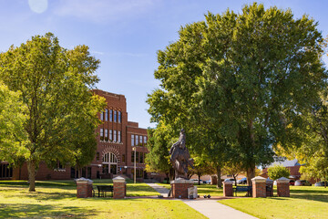 Sunny view of the campus of Northwestern Oklahoma State University
