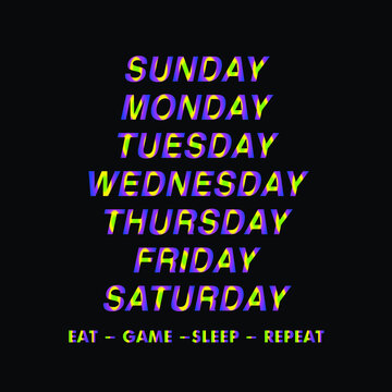 Eat Game Sleep Repeat Shirt Design Brand Clothing