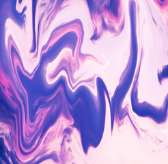 High Resolution Colorful fluid painting with marbling texture, 3D Rendering.	
