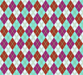 Argyle pattern Bundle Set 5 designs,Argyle vector,Seamless argyle pattern,Traditional check print,Fabric texture background,Christmas plaid,Retro background