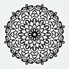 decorative concept abstract mandala illustration