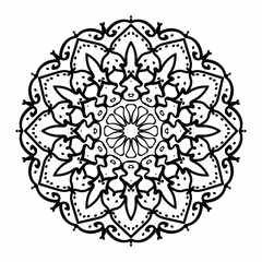 decorative concept abstract mandala illustration. EPS 10
