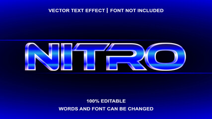 NITRO STYLE  EDITABLE TEXT EFFECT