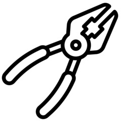 plier line icon