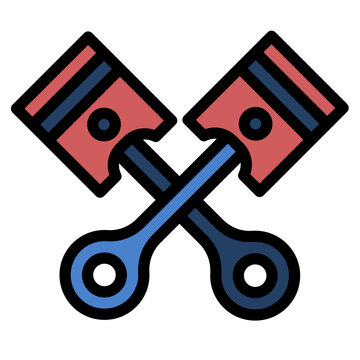 recommend clip art: piston line icon