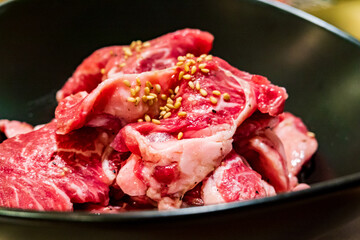 高級な生ラム肉のクローズアップイメージ  北海道札幌市