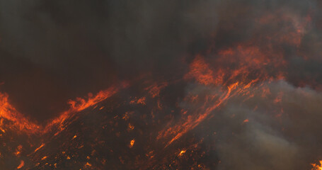 Woolsey Fire, Malibu California fire Burnt Mountains
