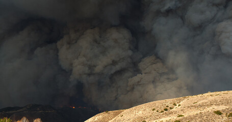 Woolsey Fire, Malibu California fire Burnt Mountains
