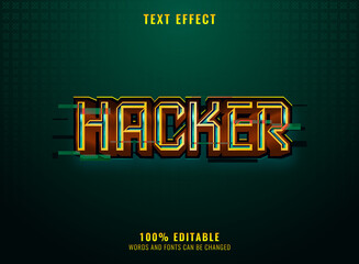 dark gold green hacker screen text effect